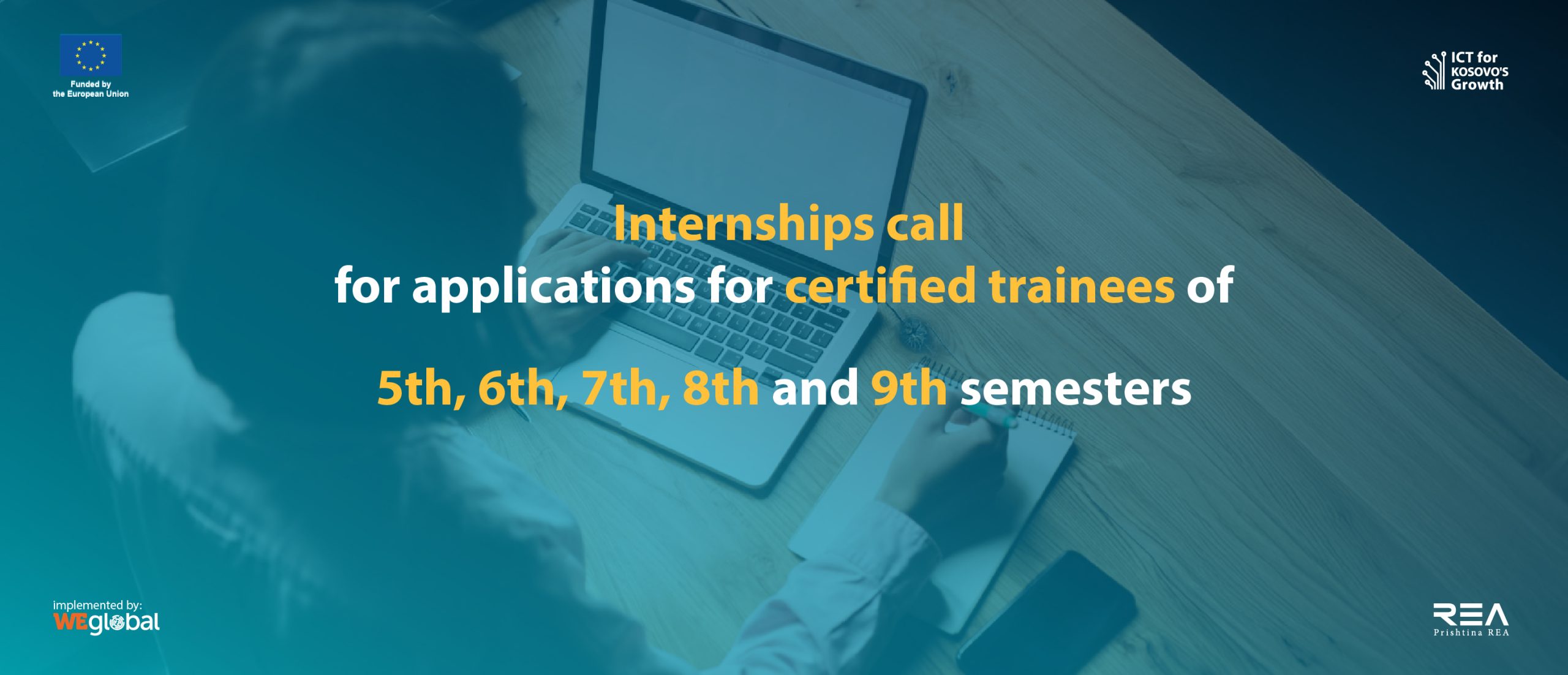 internships call for applications for certified trainees of 5th 6th 7th 8th and 9th semesters