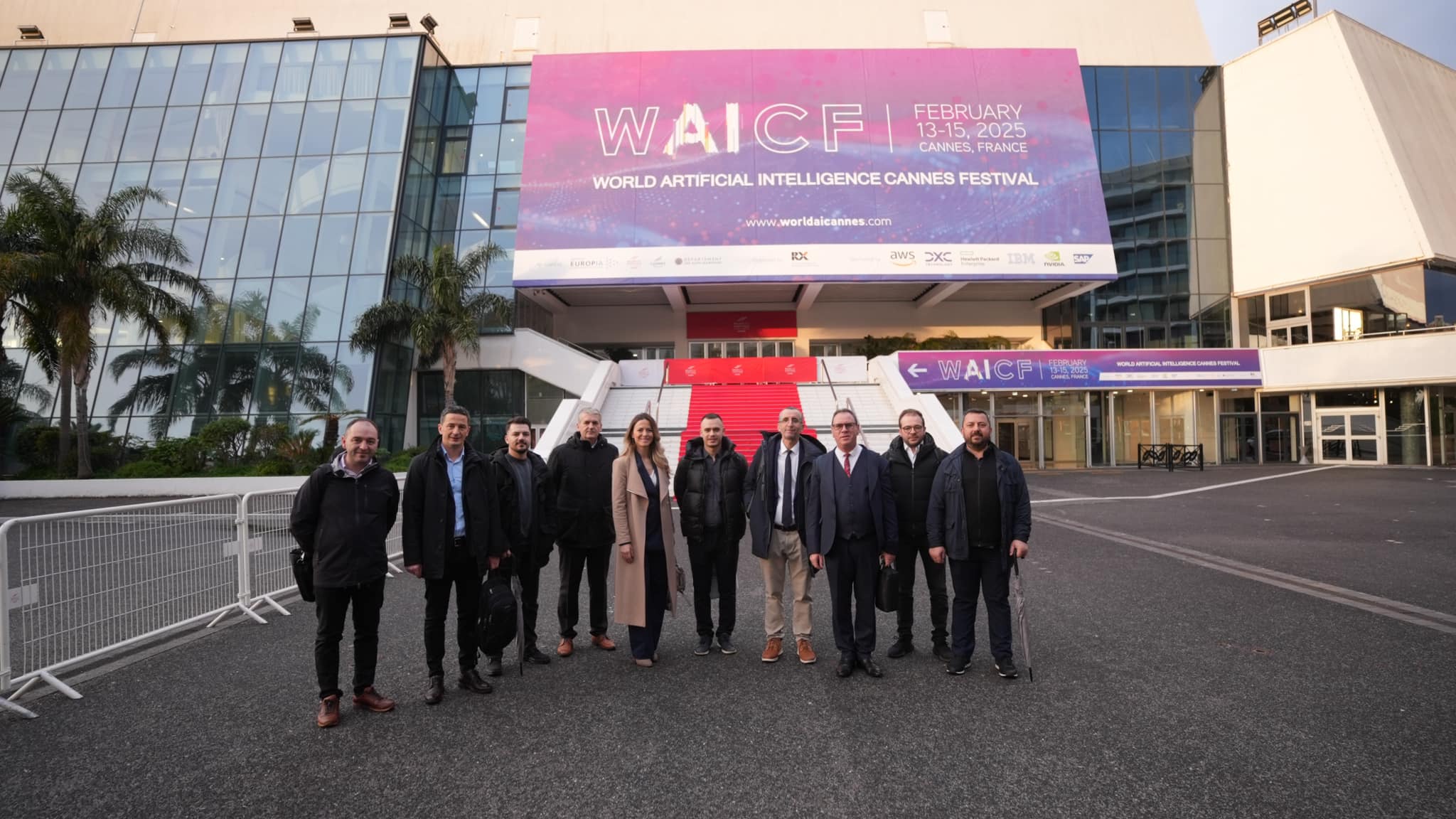 Our ICT delegation from Kosovo is currently in France for the B2B Matchmaking Event and the World AI Cannes Festival 2025!